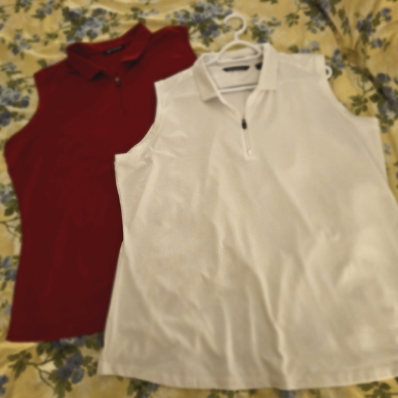 Lot of 4 Cutter and Buck sleeveless golf shirts in 2x - Picture 2 of 2